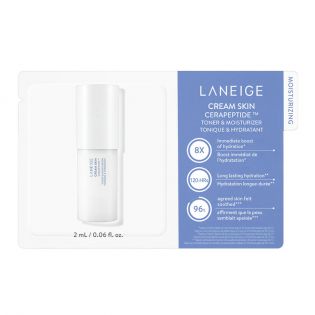 Cremă toner și hidratant pentru piele Cerapeptide (2 ml)