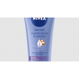 Cremă de mâini NIVEA Smooth Hands & Cuticule Care