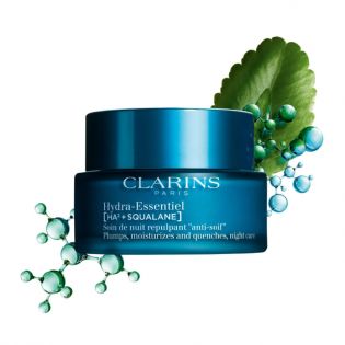 Hidratant de noapte Hydra-Essentiel cu acid hialuronic dublu