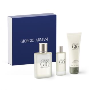 SET CADOU DE VARĂ ACQUA DI GIÒ EAU DE TOILETTE TRIO